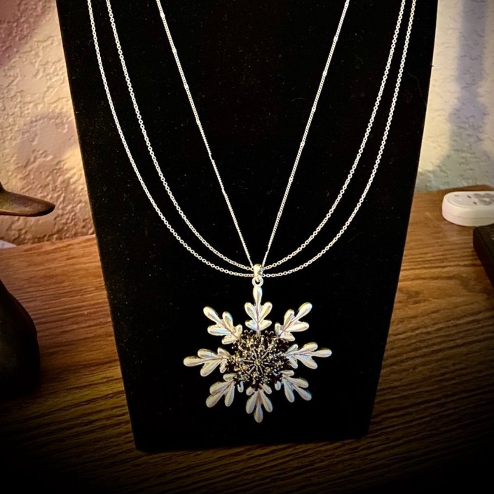 Blended Brown/White Seed Bead Double Necklace Set, Unsigned